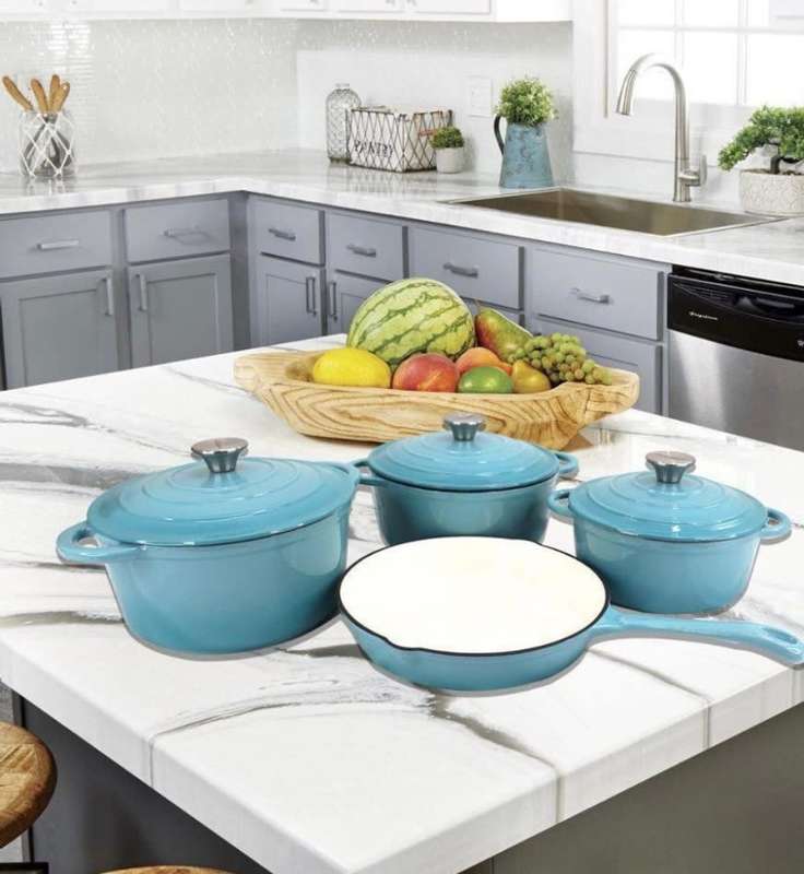 7 Piece Cast Iron Cookware Set