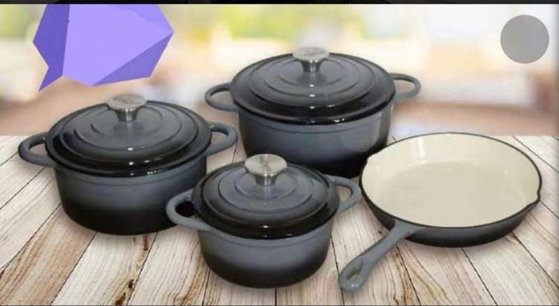 7 Piece Cast Iron Cookware Set