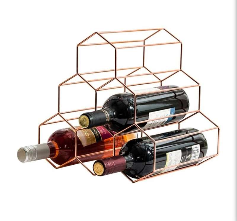 Honeycomb Stainless Steel Wine Rack