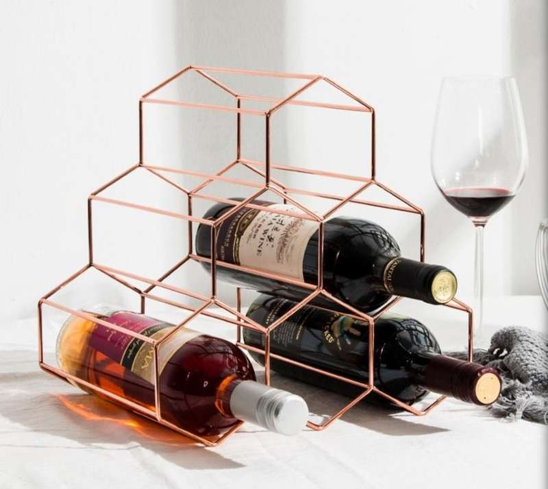 Honeycomb Stainless Steel Wine Rack