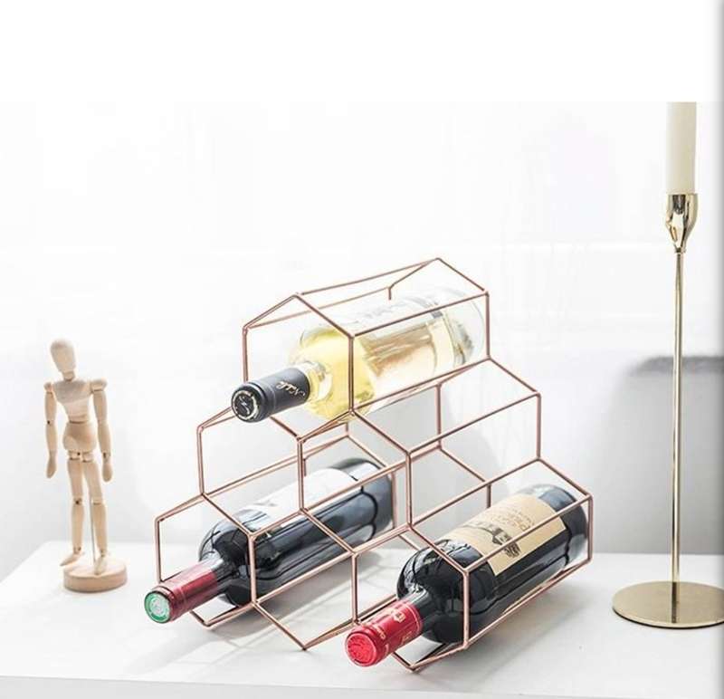 Honeycomb Stainless Steel Wine Rack
