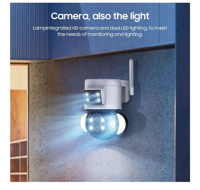 Multiple Lens Floodlight Camera