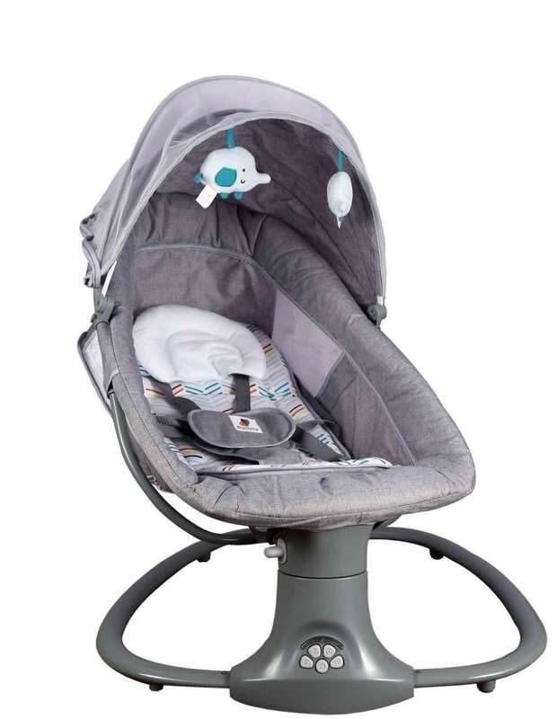 3-in-1 Deluxe Multi-Function Bassinet-Grey