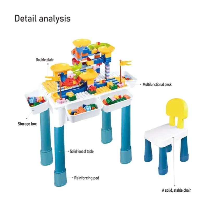 7 in 1 Kids Multi-Activity Table Set