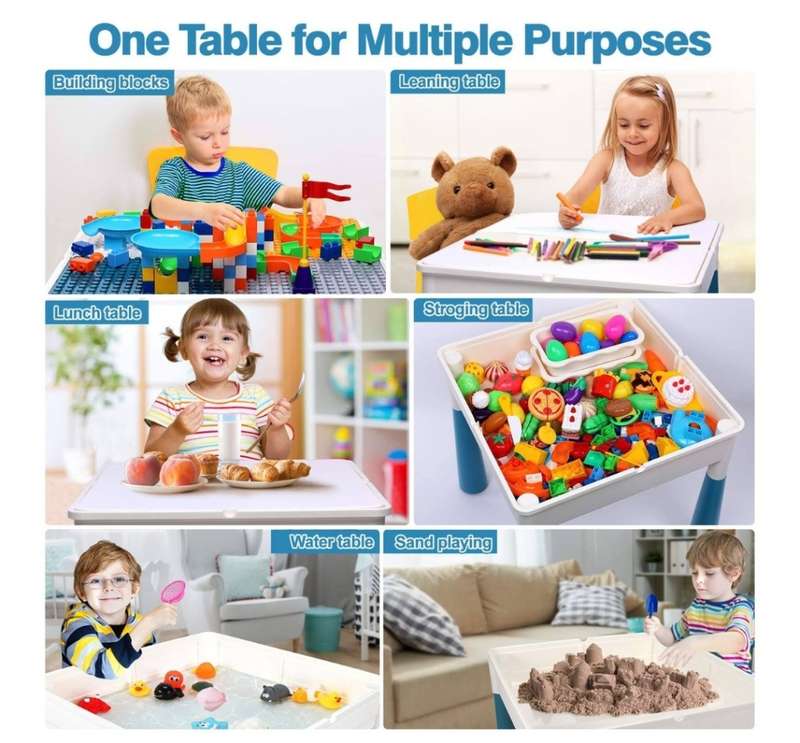 7 in 1 Kids Multi-Activity Table Set