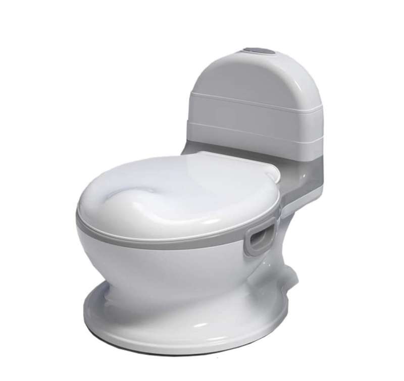 Baby To Toddler Potty Training Toilet Bowl Seat - Grey