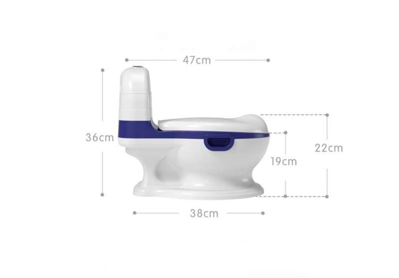 Baby To Toddler Potty Training Toilet Bowl Seat - Grey