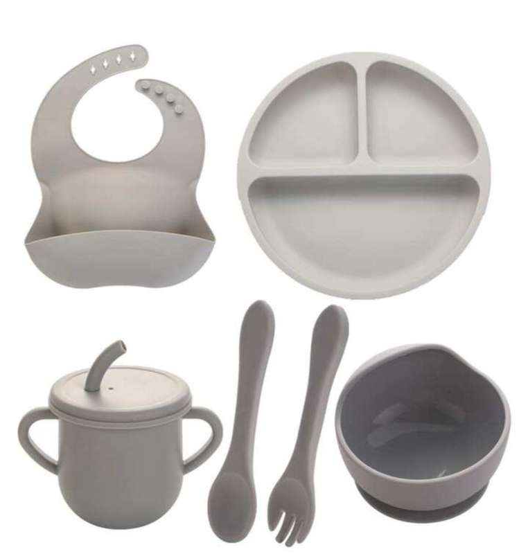 Baby Feeding Silicone 4pc Set