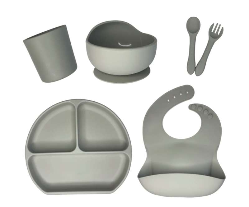 Baby Feeding Silicone 4pc Set