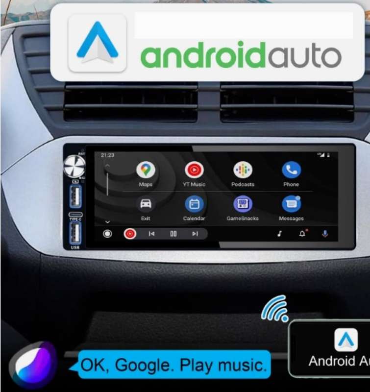 6.9 inch 1080p built in Carplay Android Auto MP5 Radio Touch screen Single Din 6.9 inch 1080p built