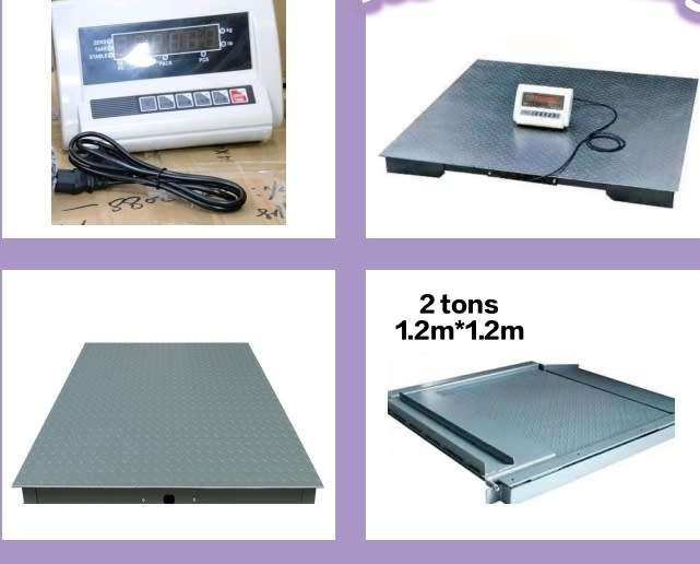 1 Ton Industrial Scale 1000kg Digital Scale 1.2Mx1.2M
