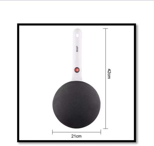 RAF Crepe Pancake Maker With Non Stick Surface