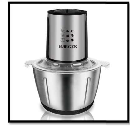 Food Processors, Electric Chopper with  Meat Grinder & Veggie Choppe