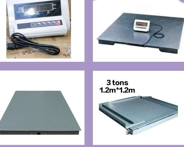 3 Ton Industrial Scale 3000kg Digital Scale 1.2Mx1.2M