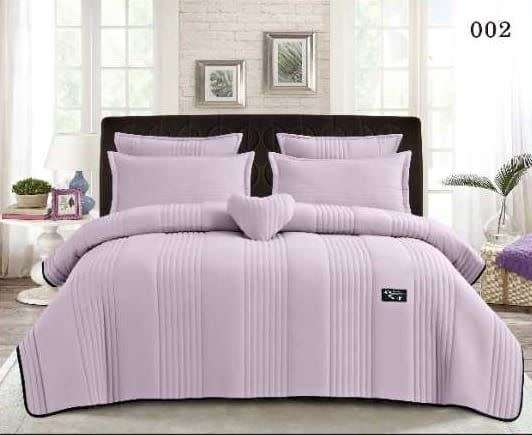 6 PIECE QUILTED BEDSPREAD