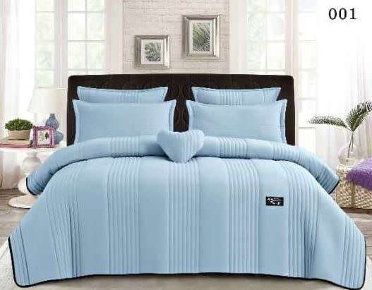 6 PIECE QUILTED BEDSPREAD