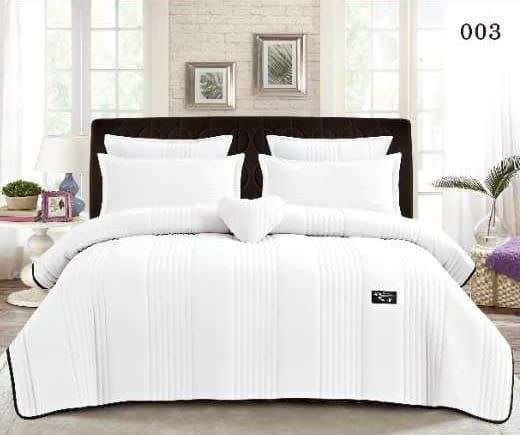 6 PIECE QUILTED BEDSPREAD