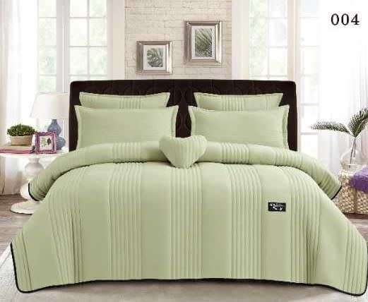 6 PIECE QUILTED BEDSPREAD