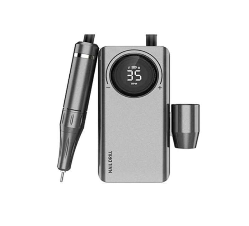 Silver Rechargeable, Portable Nail Drill Machine