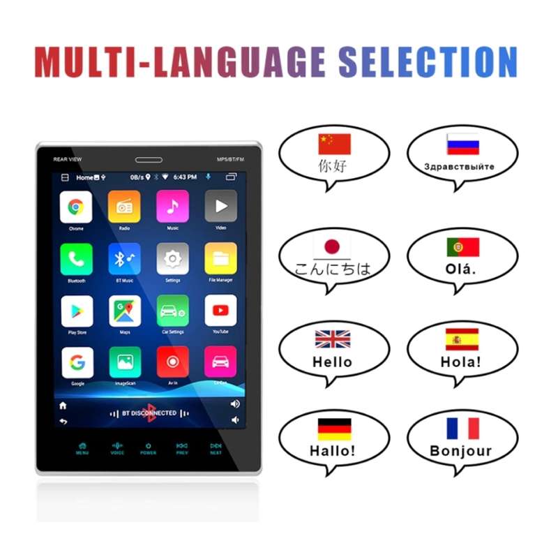 9.5 Inch Android Multi-Media Car Mp5 Player Radio