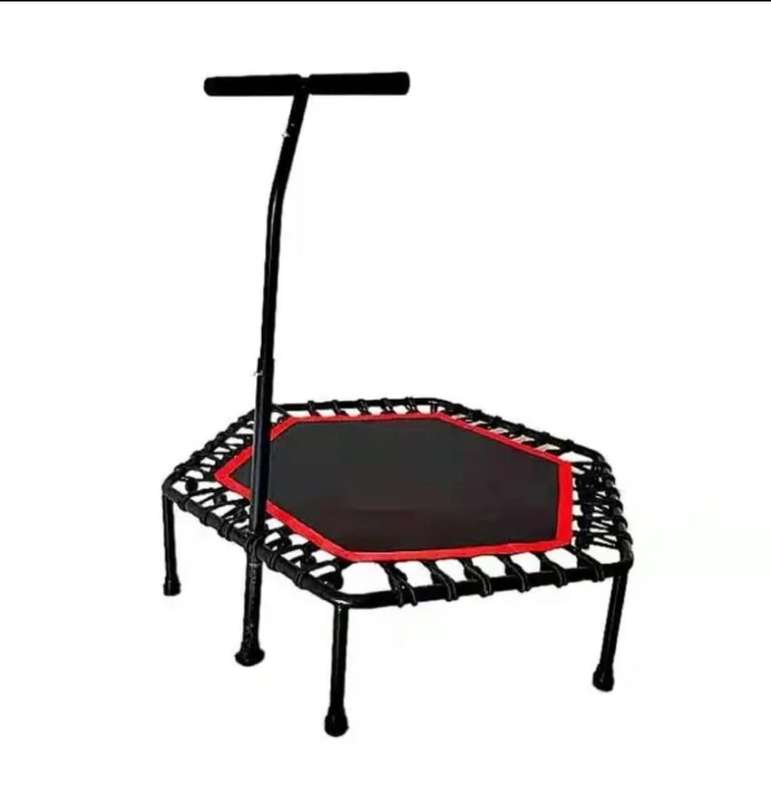 Fitness Trampoline/Rebounder with Adjustable Handle