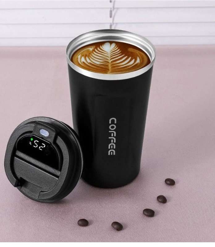 LED Vacuum Insulated Coffee Mug
