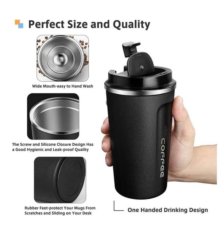 LED Vacuum Insulated Coffee Mug