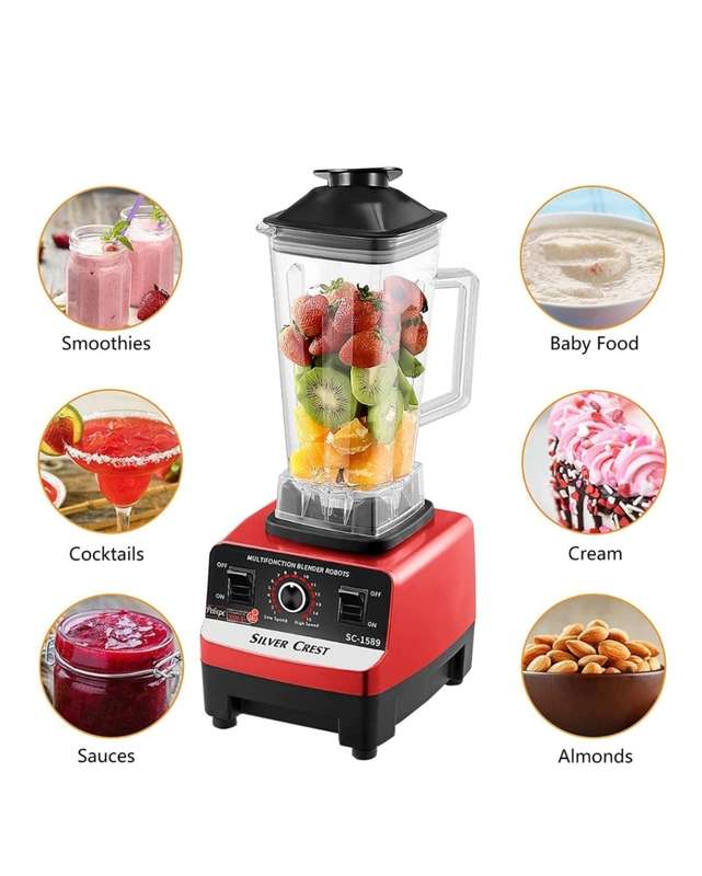 SilverCrest Robot Blender & Coffee Grinder Combo (2pc)