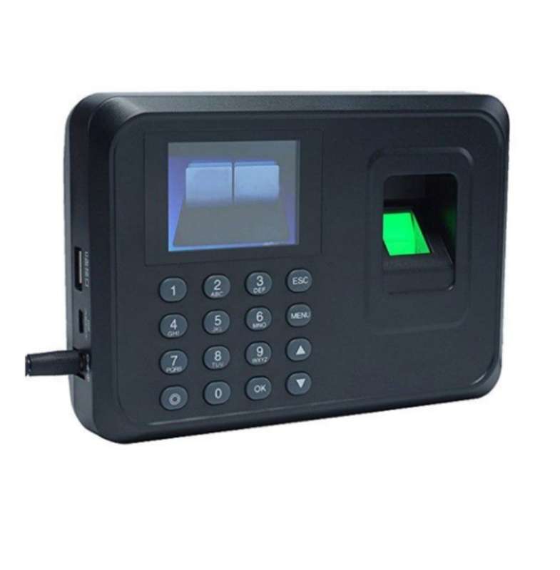 Fingerprint Time Attendance Machine Black