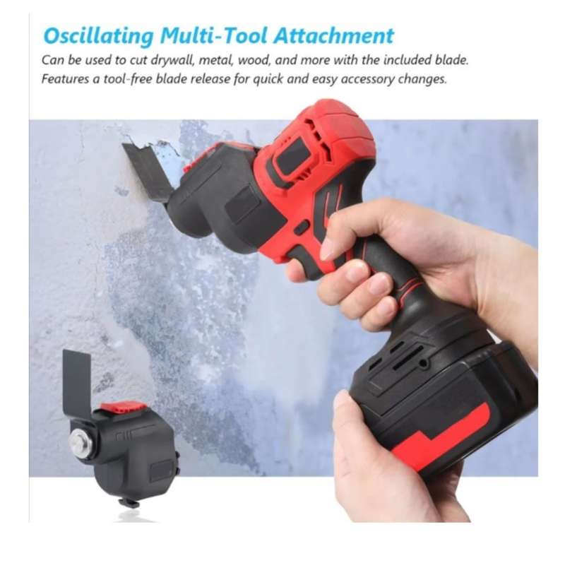 21V 7 in 1 Interchangeable ToolSet CORDLESS