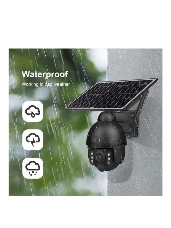 Andowl Q-SX80 Solar 4K HD Wifi+5G Outdoor Smart IP PTZ Camera High-Quality Surveillance Camera