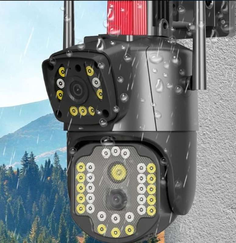 Outdoor Dual Lens Security Camera