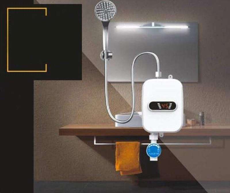 Electric Water Heater with LCD Display