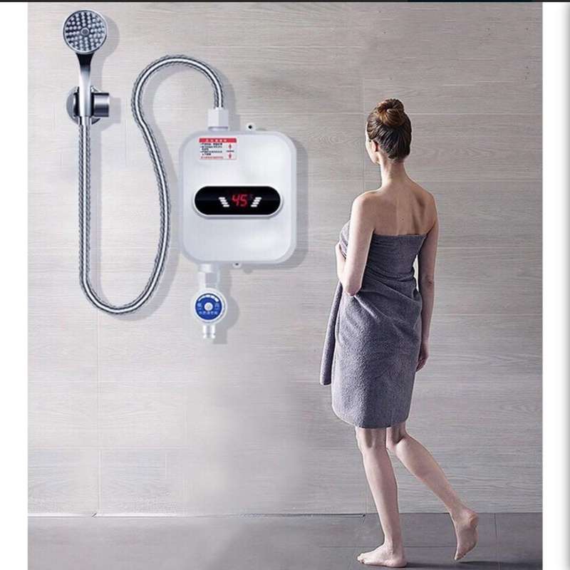 Electric Water Heater with LCD Display
