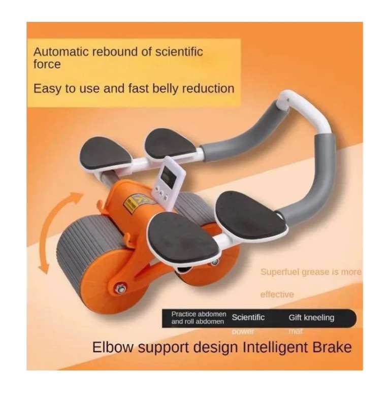 Automatic Rebound Ab Training Wheel