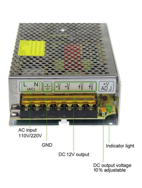 12v 10 Amp Power Supply