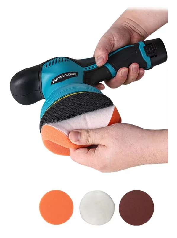 12V Electric Car Polisher Machine with Polishing Pad Kit