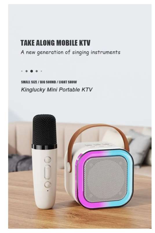 Portable Karaoke Wireless Speaker With Bluetooth