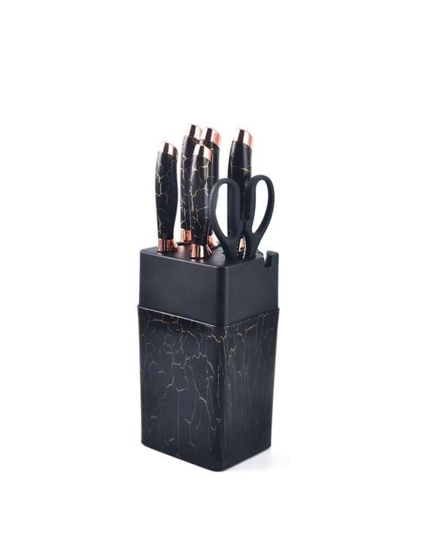 Non-Stick Coated 7 Pieces Knife Set For Home & Kitchen