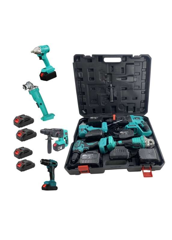 25V Multi-Function 4-in-1 Chargeable Cordless Power Tool Set -JG20375125
