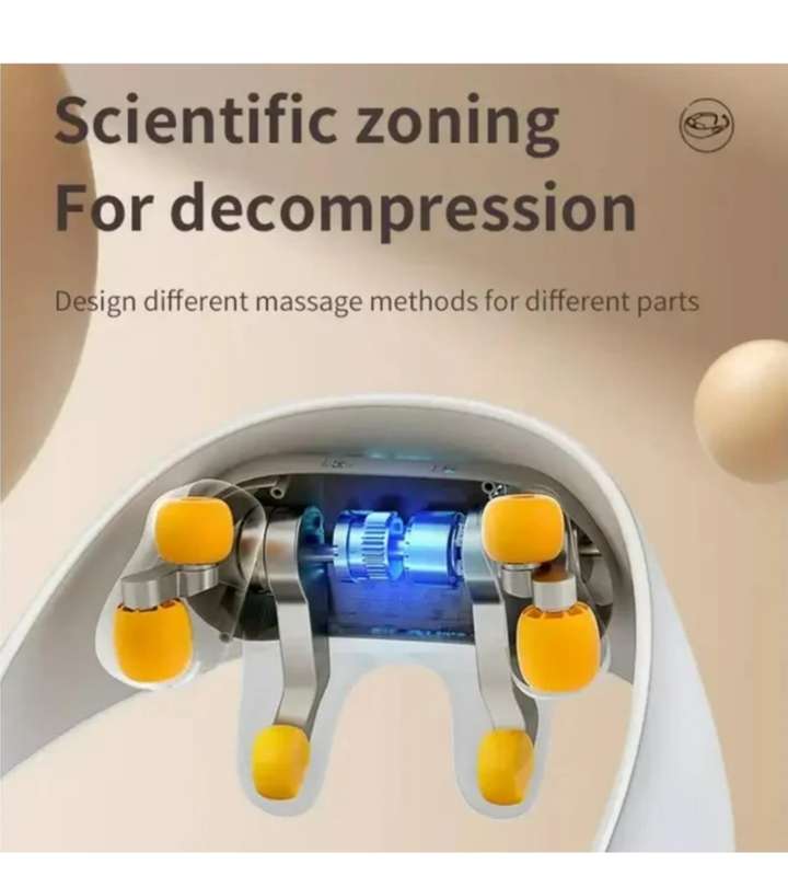 Powerful Wireless Mini Neck Shoulder Back Massager with Graphene Heating