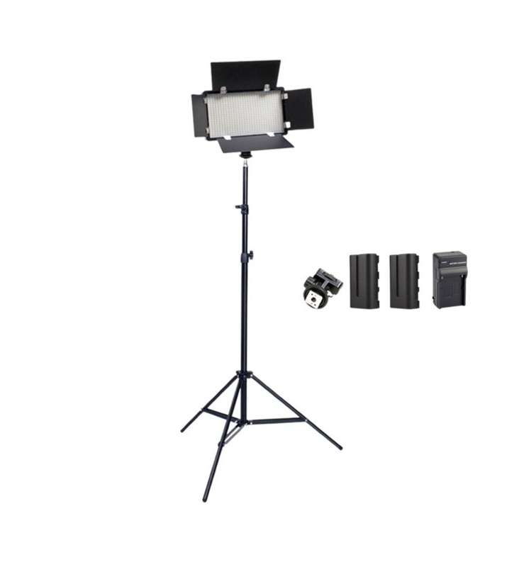 Rechargeable Video Led Light Kit  Pro LED 800 Photography (3200 - 6500K)
