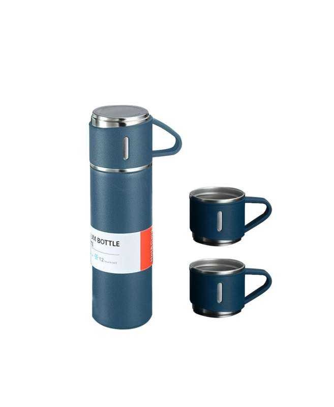 Double Wall Stainless Steel Vacuum Flask Set