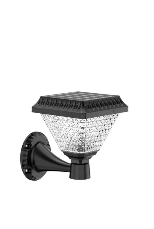 Solar Powered Garden Wall Light RGB + White &, Warm White With Remote Control