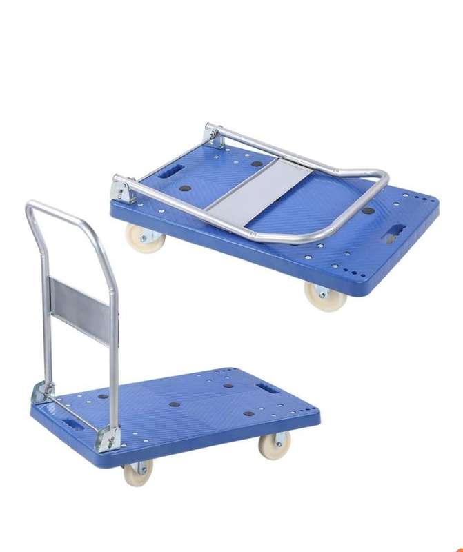 Heavy duty plastic Hand truck Platform cart trolley-100Kg