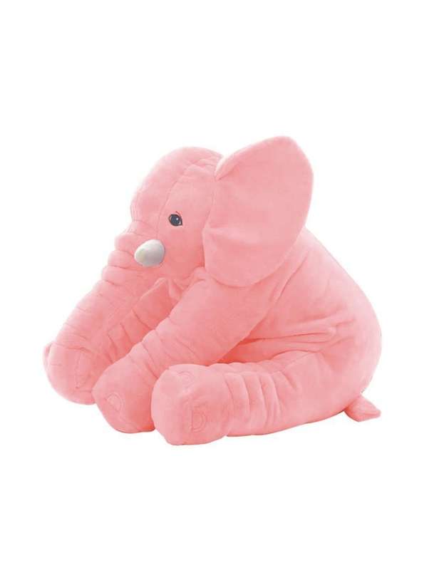 Kids Elephant Pillow Pink