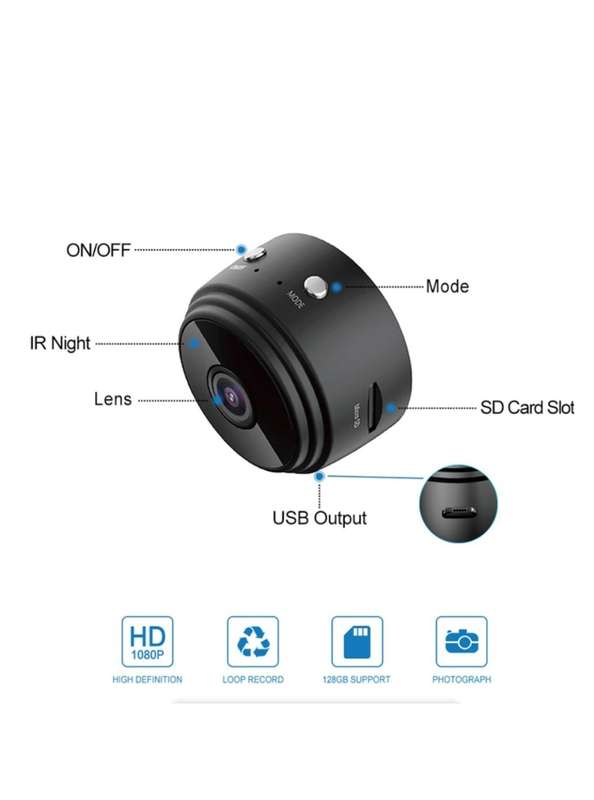 Magnetic Live Stream Wifi HD 1080P Mini Camera