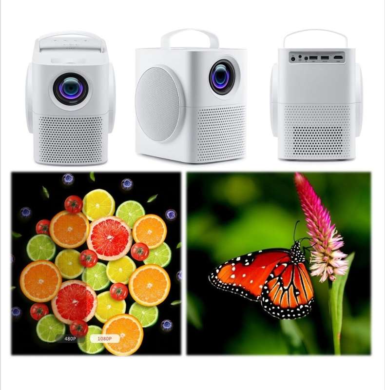 Home Cinema HD Multimedia LCD Projector with bult in speakers