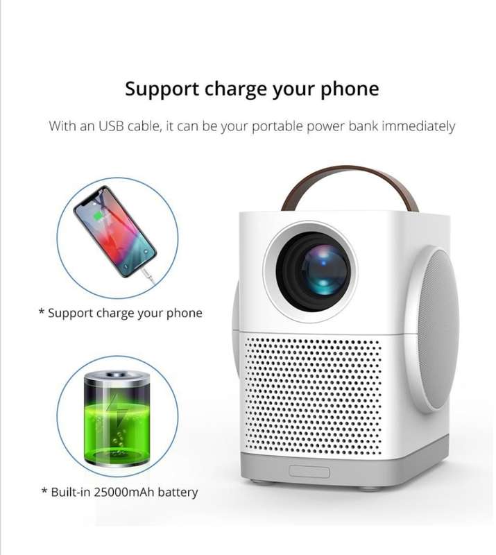 Home Cinema HD Multimedia LCD Projector with bult in speakers