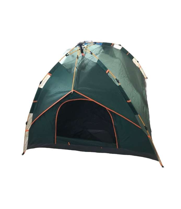 3 Person Dome Tent Camping Tent with Easy Setup-Green